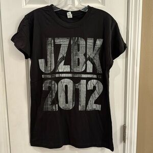 Jay Z JZBK 2012 Tee Tultex Double Stitch XL 19.5 x 27.5